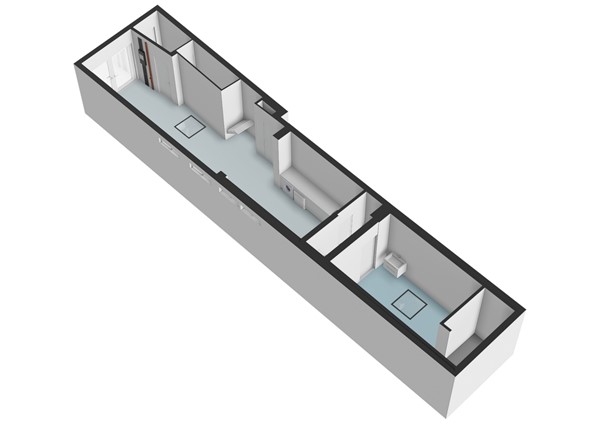 Floorplan - Oude Rijn 86, 2312 HH Leiden